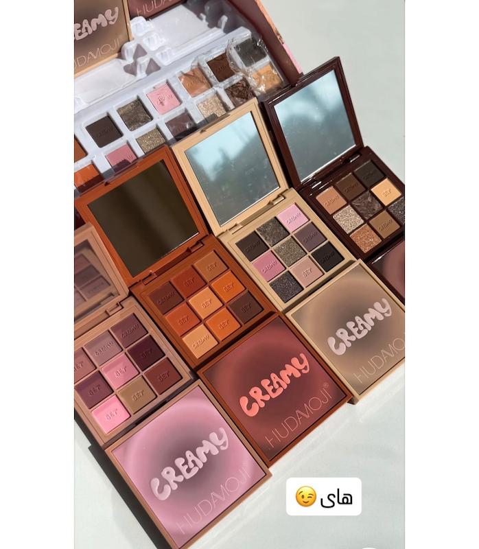 سایه ۹رنگ هدی موجی اورجینال🎀🤎