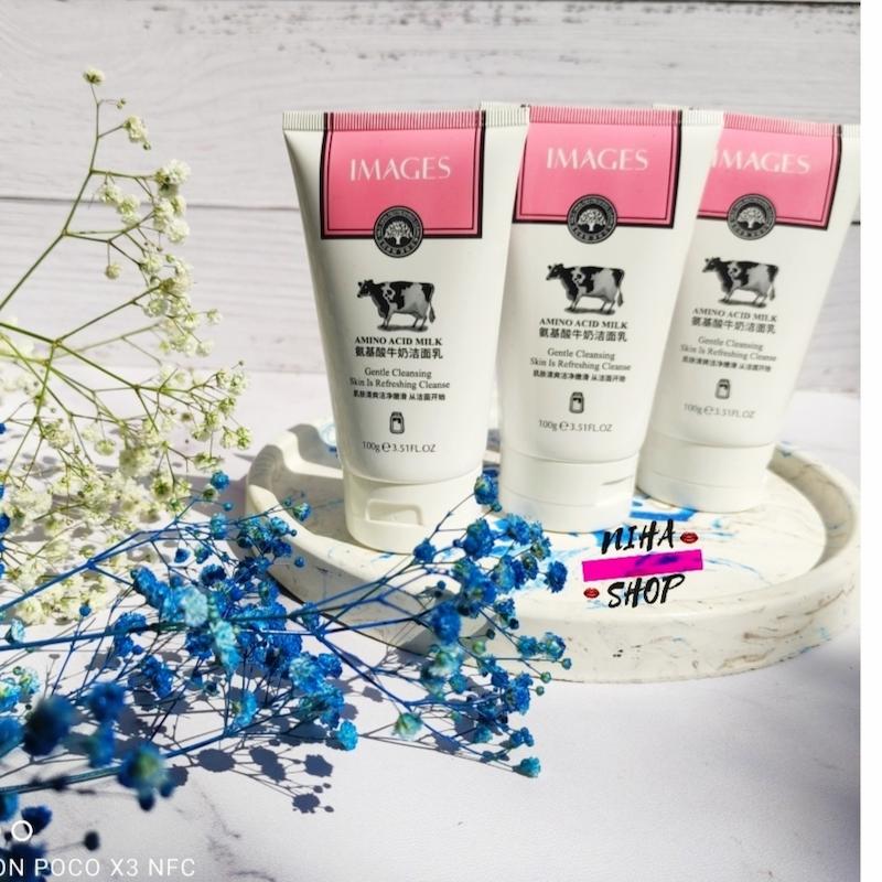 فوم شستشو‌ شیر گاو‌