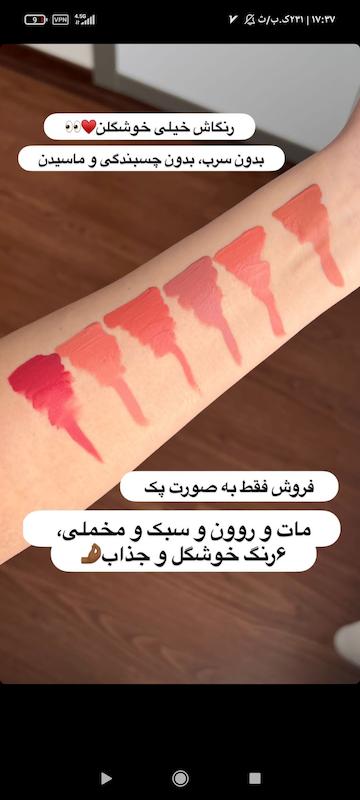 پک رژ گوشتی خرسی