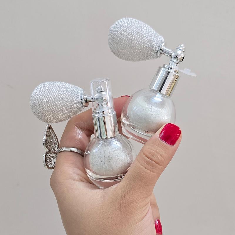 هایلایتر و شیمر پودری پمپی 