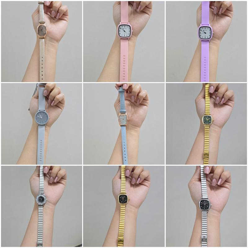 انواع ساعت زنانه(رنگبندی متنوع)