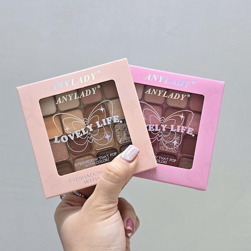 پالت سایه 16رنگ ANYLADY(طرح پروانه)