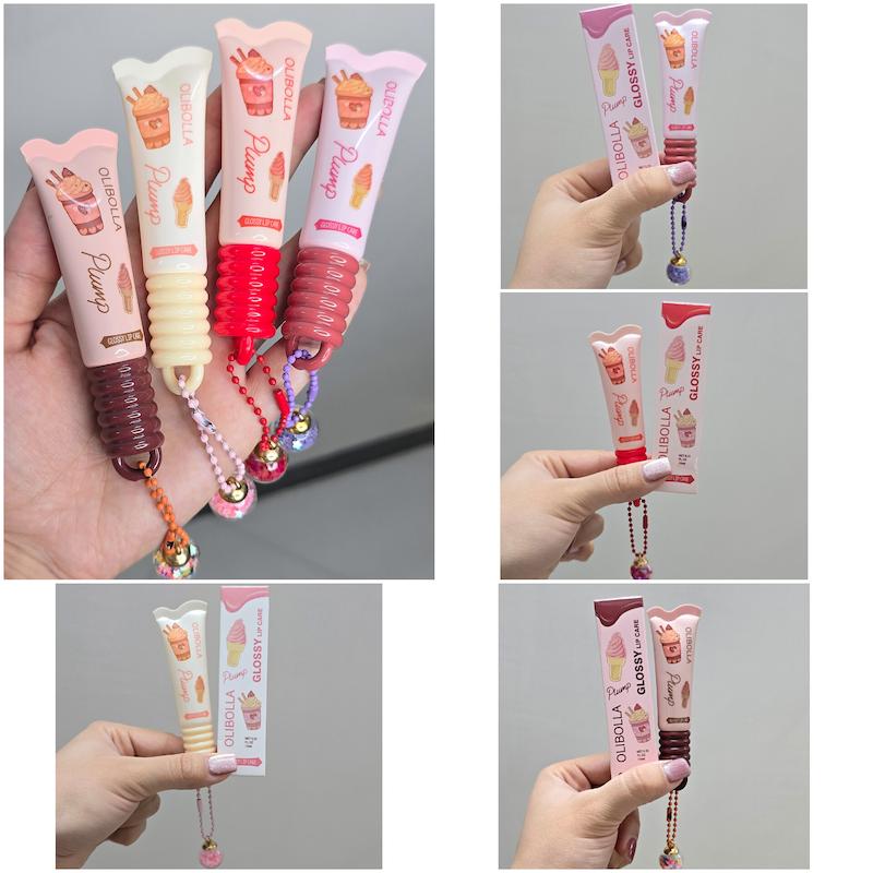 لیپ گلاس کریستالی آویزدار OLIBOLLA