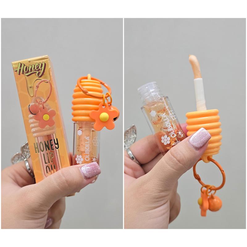 لیپ اویل عسلی آویزدار OLIBOLLA