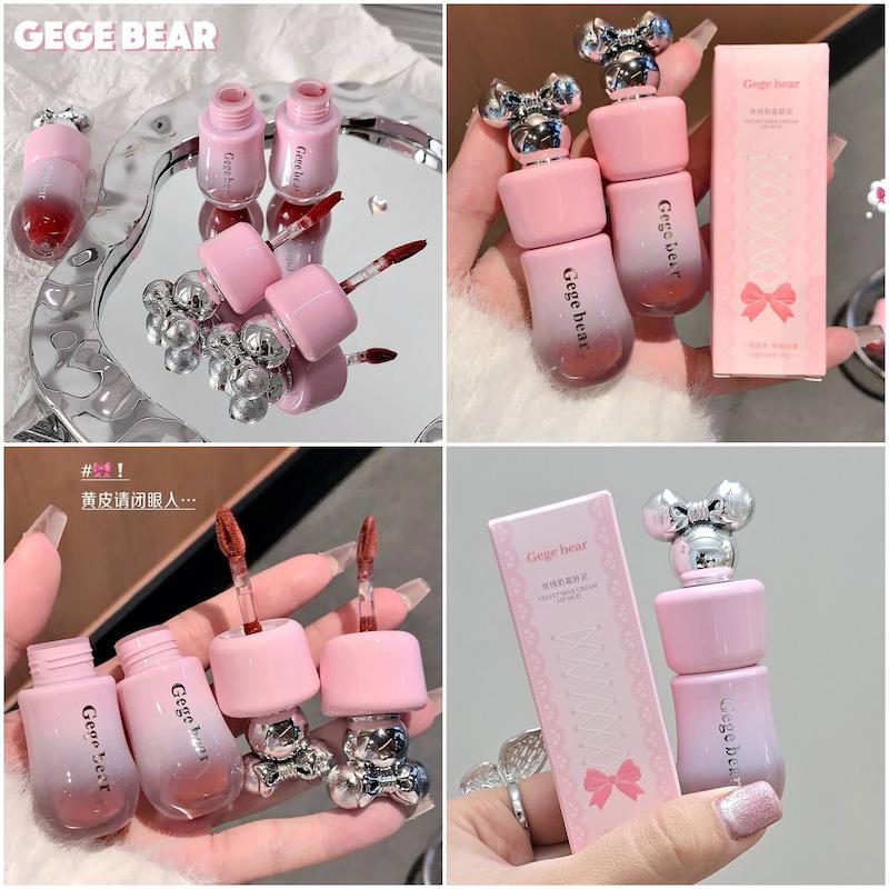 رژ مخملی پاپیونی GeGe Bear