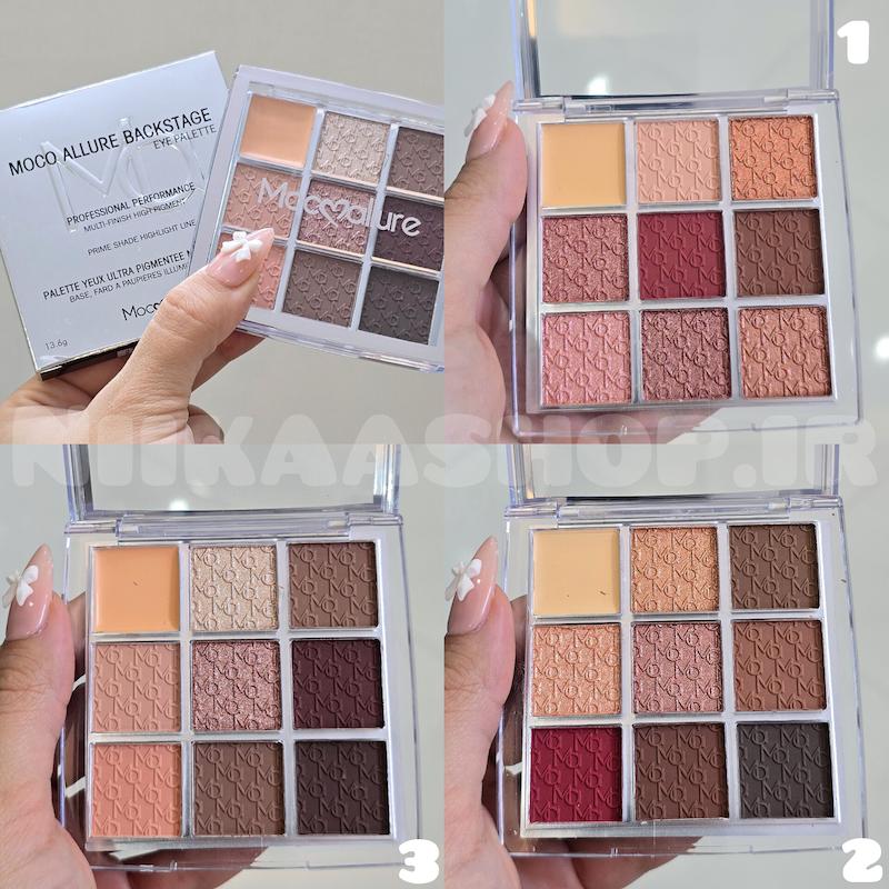 پالت سایه 9رنگ طرح دیور mocalure