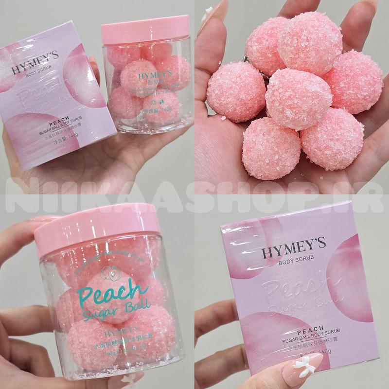 اسکراب لایه بردار توپی آدامسی هلو Hymeys