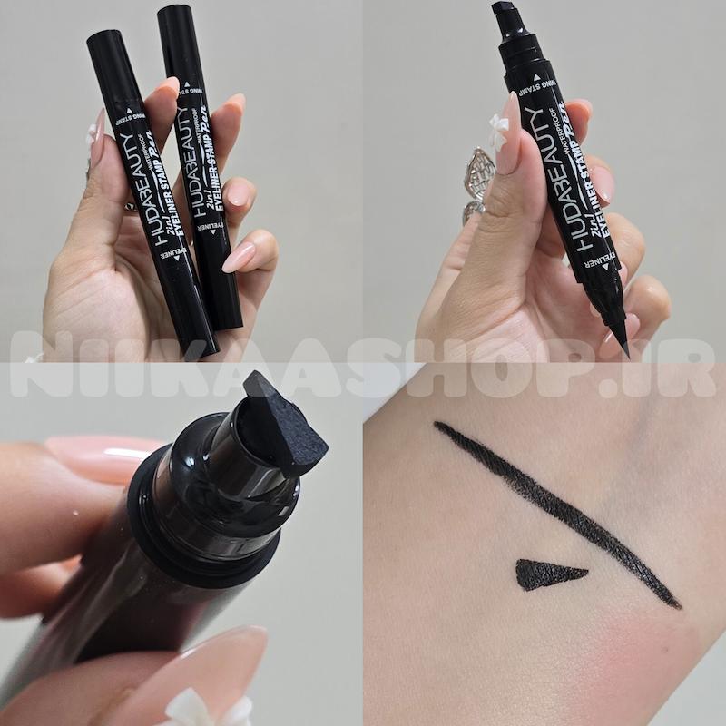 خط چشم ماژیکی استامپی ضدآب HUDABEAUTY