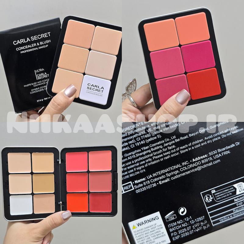 پالت چرب کانسیلر و رژگونه CARLA SECRET