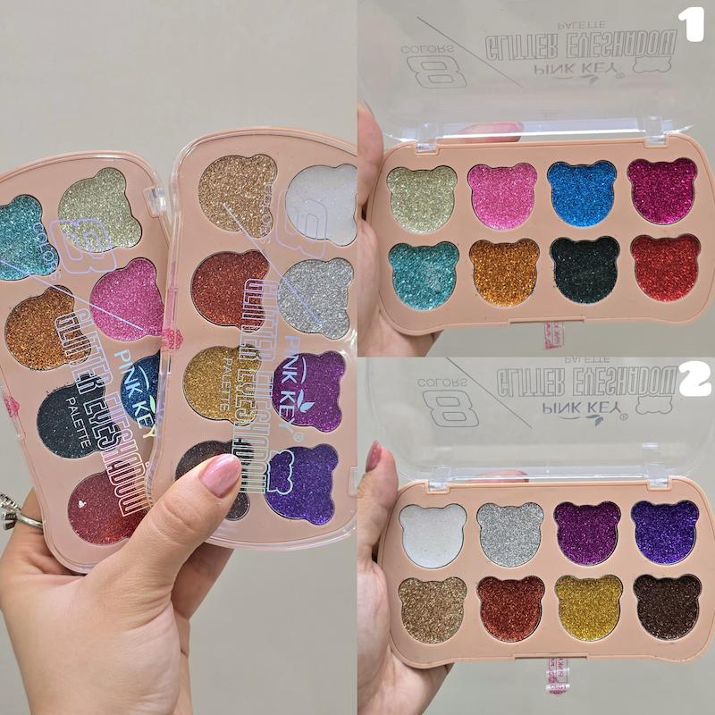 پالت گلیتر خرسی Pink Key