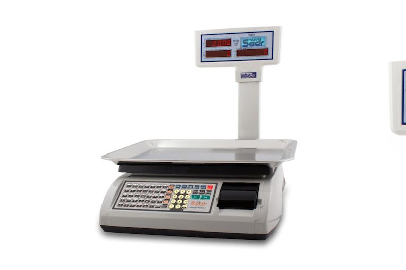 ترازوی فروشگاهی علمکدار توزین صدر مدل ویستا پی ال 