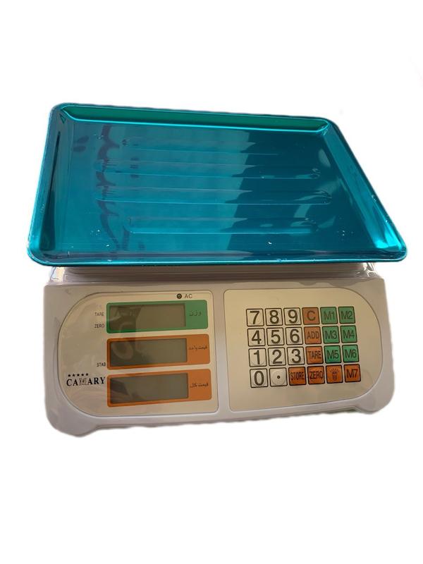 ترازوی فروشگاهی بدون علمک سبز ظرفیت 40 کیلوگرم