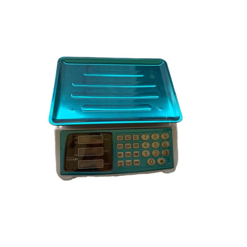 ترازوی فروشگاهی بودن علمک فیروزه ای باظرفیت 40 کیلوگرم