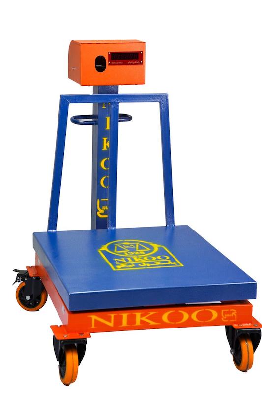 باسکول 750 کیلوگرمی صنعتی نیکو چرخدار
