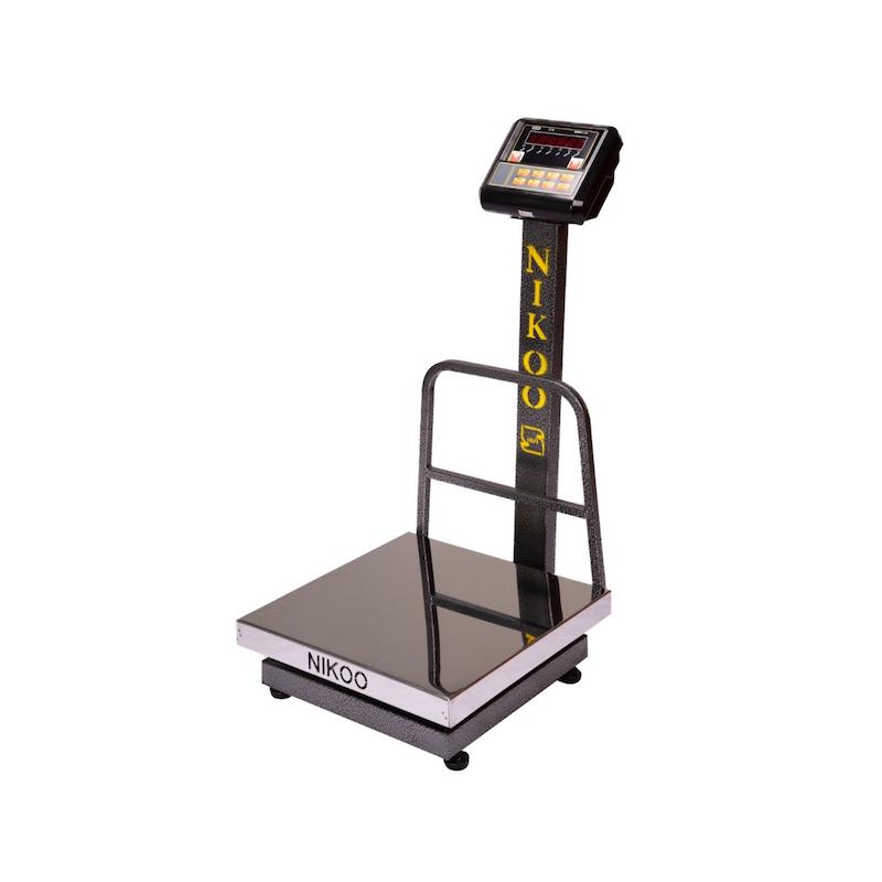 باسکول صفحه استیل نیکو با ظرفیت 300 کیلوگرم