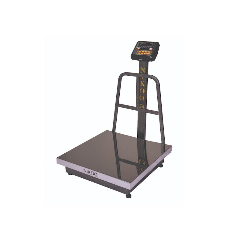 باسکول صفحه استیل نیکو با ظرفیت 500 کیلوگرم 