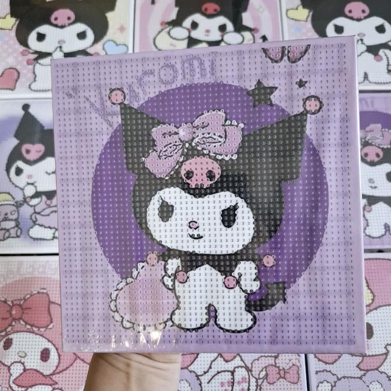 نقاشی الماسی بوم ۲۰×۲۰  کرومی ملودی 