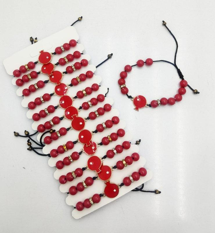 دستبند انار یلدا با بند قابل تنظیم