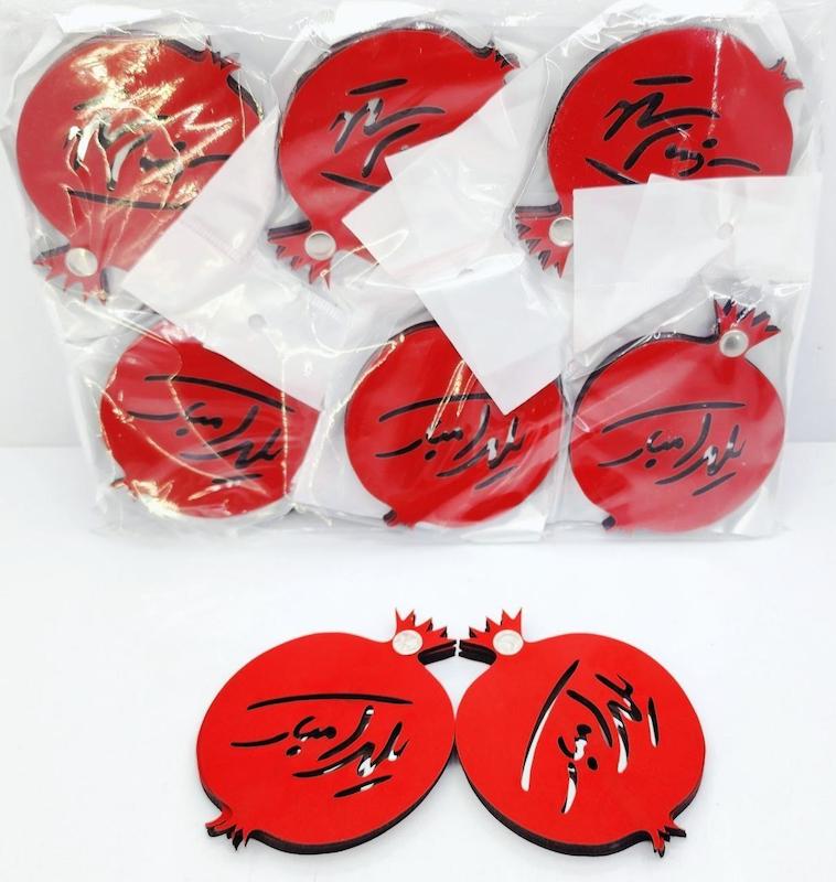 آینه یلدایی انار چوبی دردار