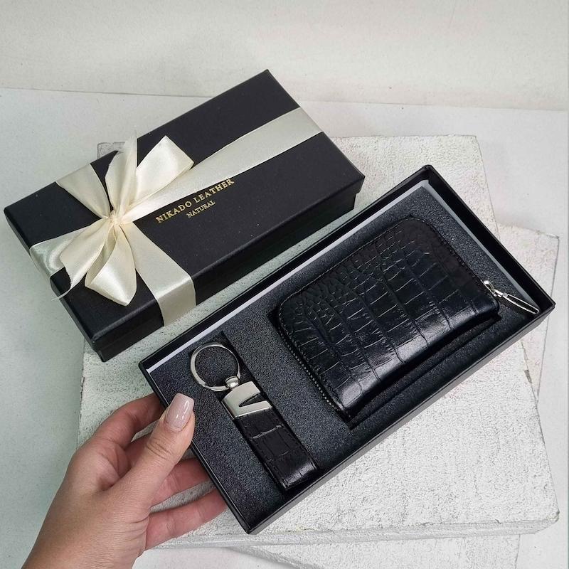 ست هدیه چرم طبیعی