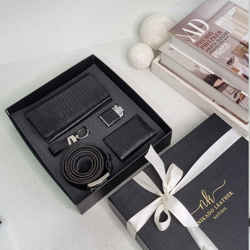 ست هدیه چرم طبیعی