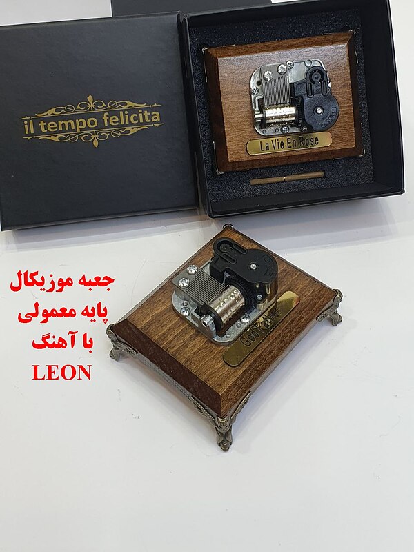 جعبه موزیکال کوکی پایه فرشته با اهنگ Leon