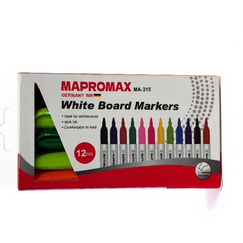 ماژیک وایت قلمی رنگی mapromax ( کد 315 ) 