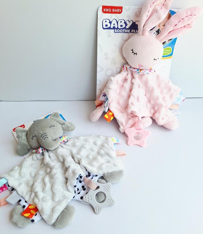عروسک خواب حوله ای (‌comforter tpy) آویز کریر و تخت XWG BABY