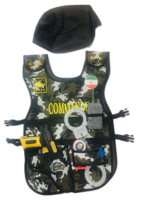 جلیقه کماندو با تجهیزات