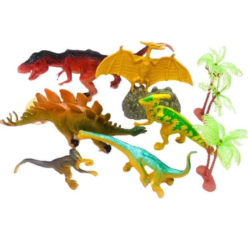 فیگور دایناسور کوچک پک 6 عددی (باغ وحش دایناسور)