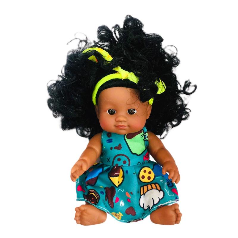 عروسک سیاه پوست می می 18 سانتی 1118 MAYMAY