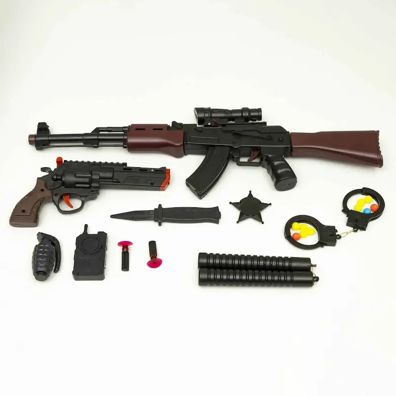 ست تفنگ پلیس حرفه‌ای کلاش با نانچیکو G84002