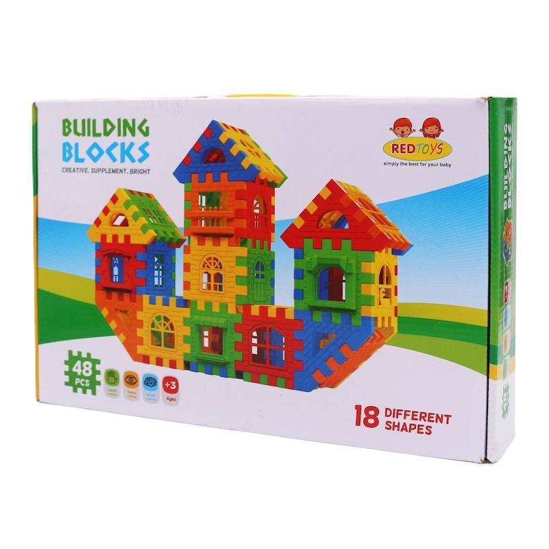 بلوک خانه سازی 48 قطعه رد تویز RT-1102