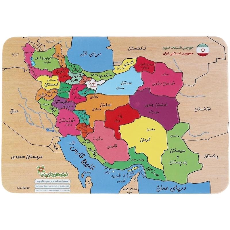 پازل آموزشی نقشه ایران 95010