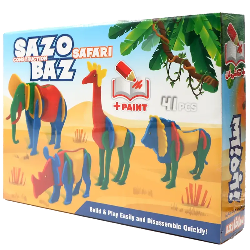 بازی ساختنی سازوباز 41 قطعه فکرآذین