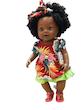 عروسک موزیکال مو فرفری سیاهپوست | Baby MayMay 951-Z