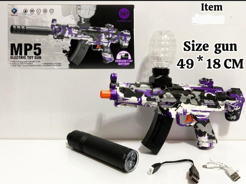 تفنگ مسلسل شارژی تیر ژله ای چراغدار MP5 SY-0133 SHENG YE