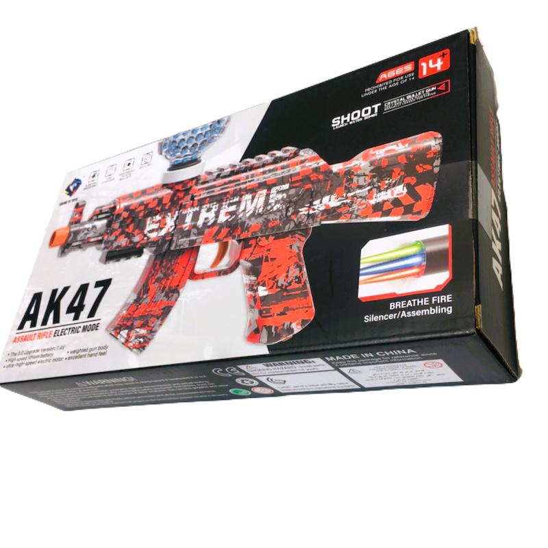 تفنگ مسلسل تیر ژله ای شارژی چراغدار AK47 SHEG YE TOYS SY-0269