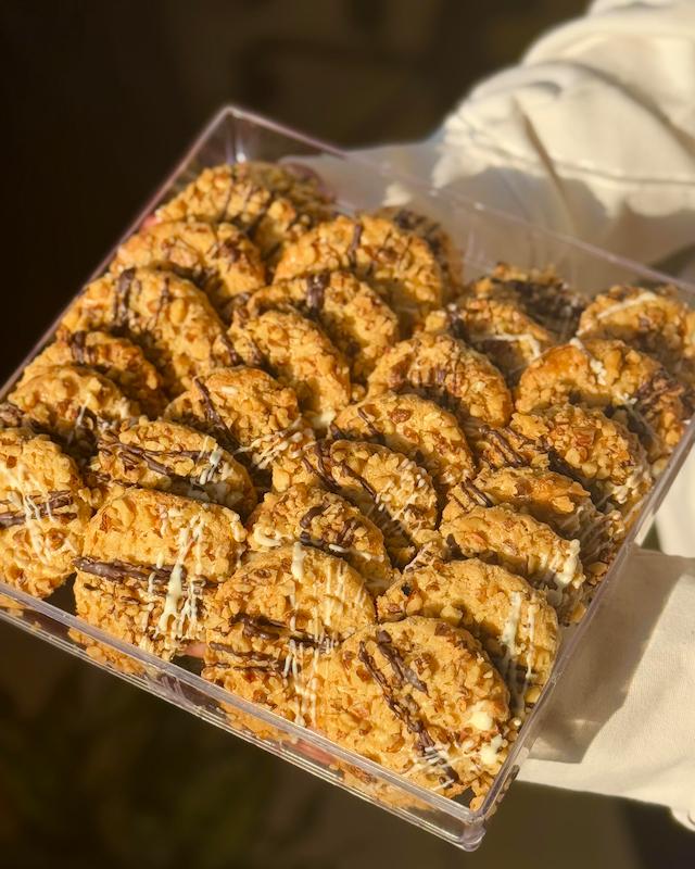 کوکی ارده و گردو 