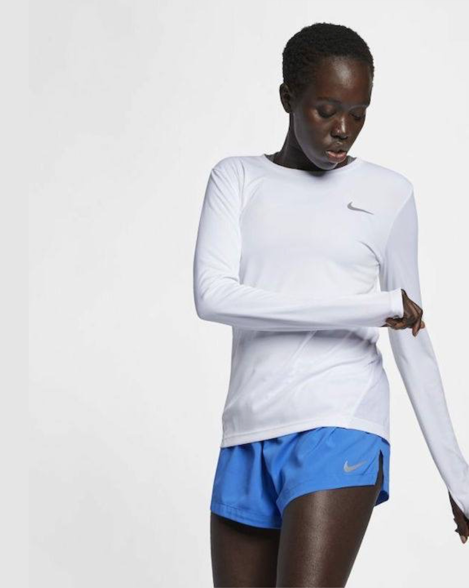 nike miler long sleeve top ladies
