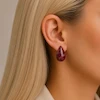 گوشواره اشکی صدفی 