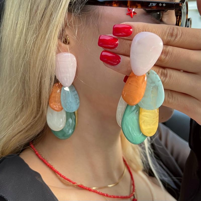 گوشواره ماربل ساحلی 