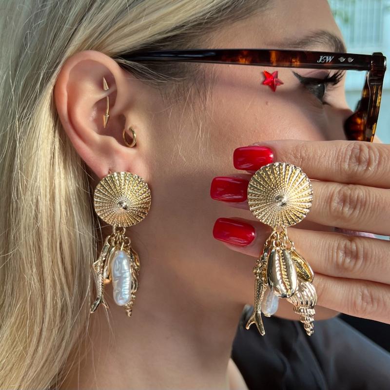 گوشواره ساحلی تابستونی