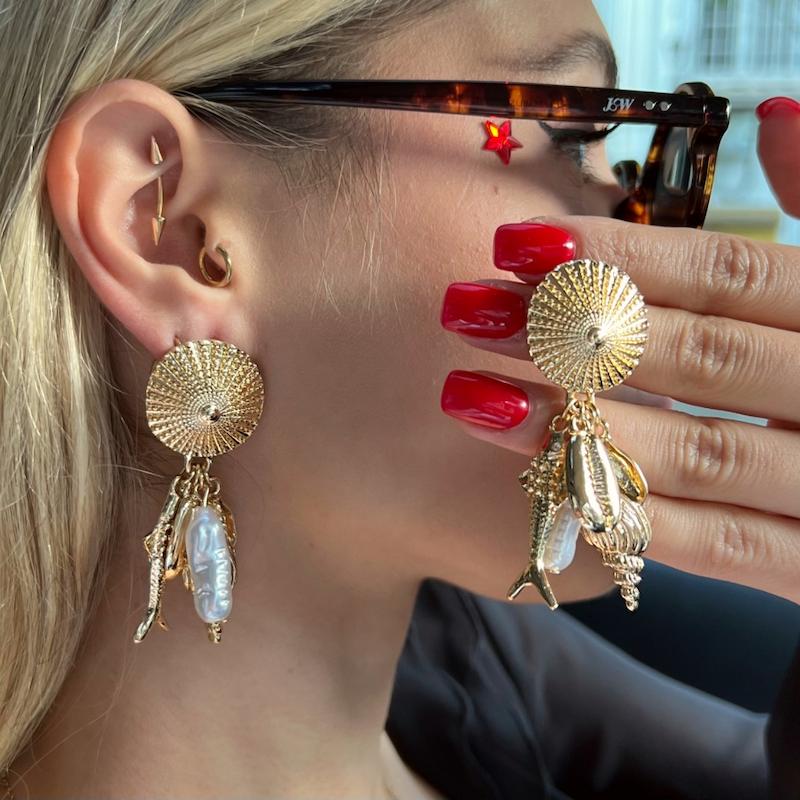 گوشواره ساحلی تابستونی