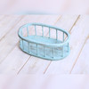 تخت بیضی شکل نرده ای