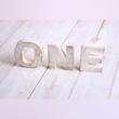 حروف ONE چوبی