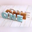 حروف ONE چوبی