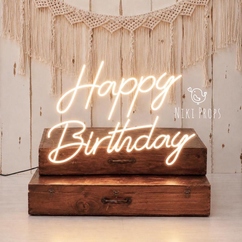 نئون تولد Happy Birthday 