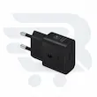 عکس شارژر دیواری سامسونگ ۲ از زاویه کناری ۵ وات مدل EP-T2510 سوپر فست شارژ USB-C