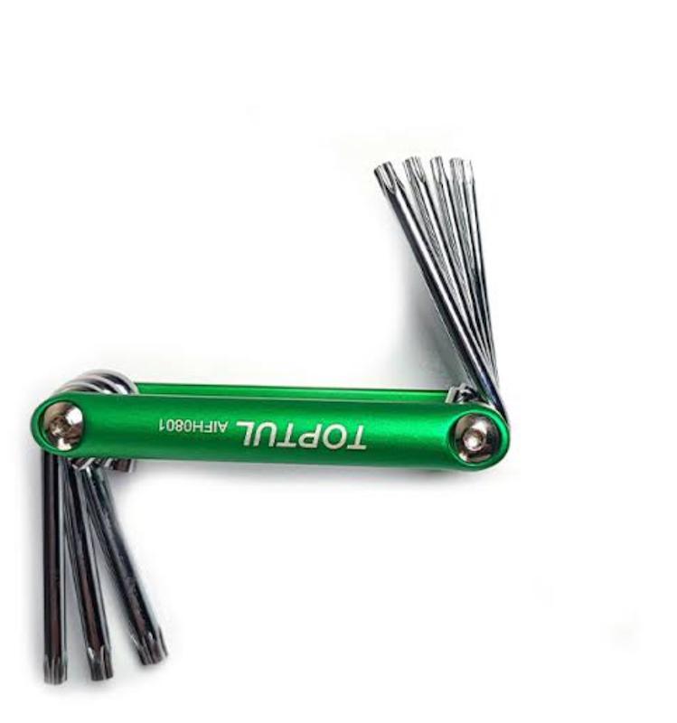 آچار الن ستاره ای 8 عددی تاپ تول